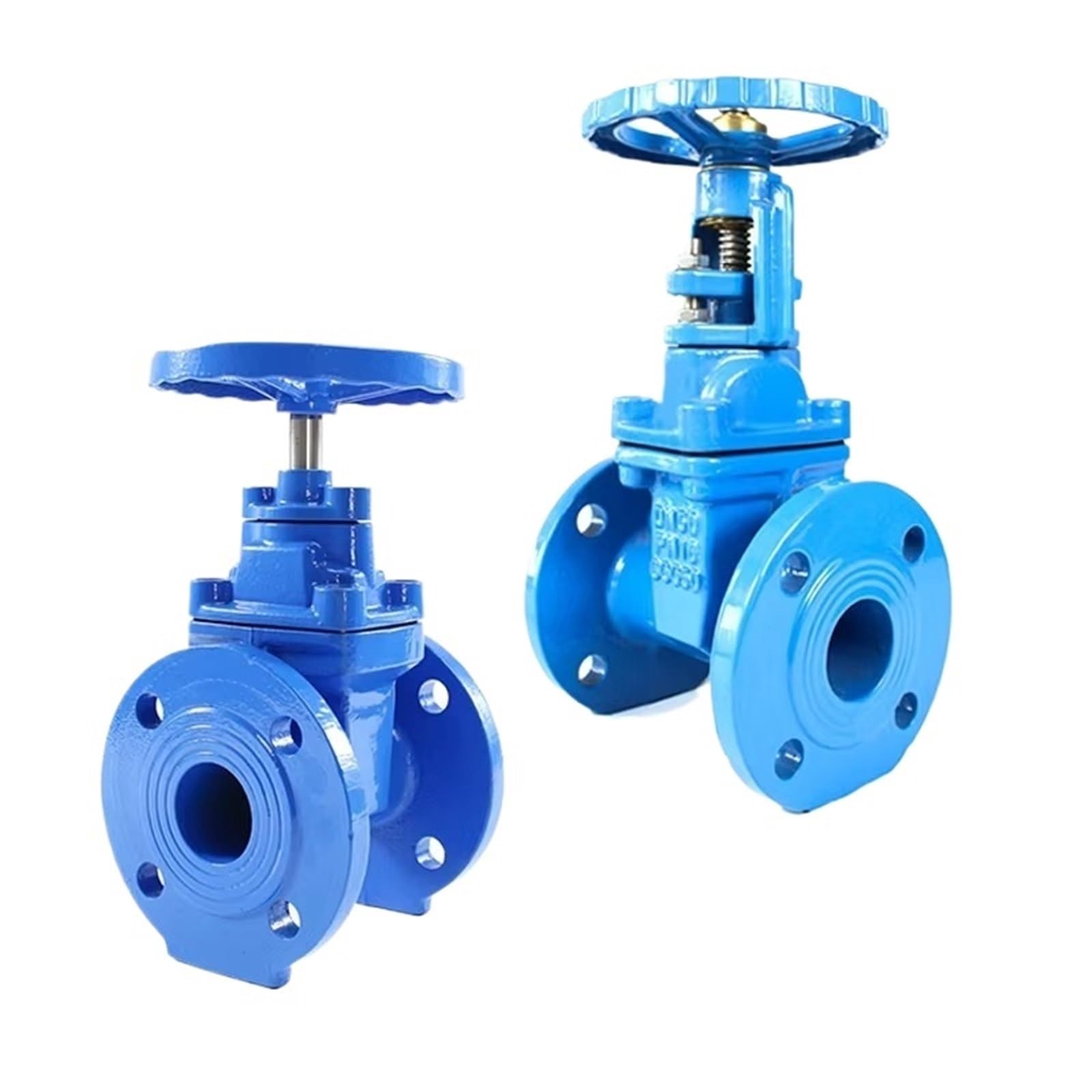 Qvctadpc Casting 2" 4" Manual Water Valve With Resilient Seat Soft Seal Nrs Os&Y Flange Wedge Gate