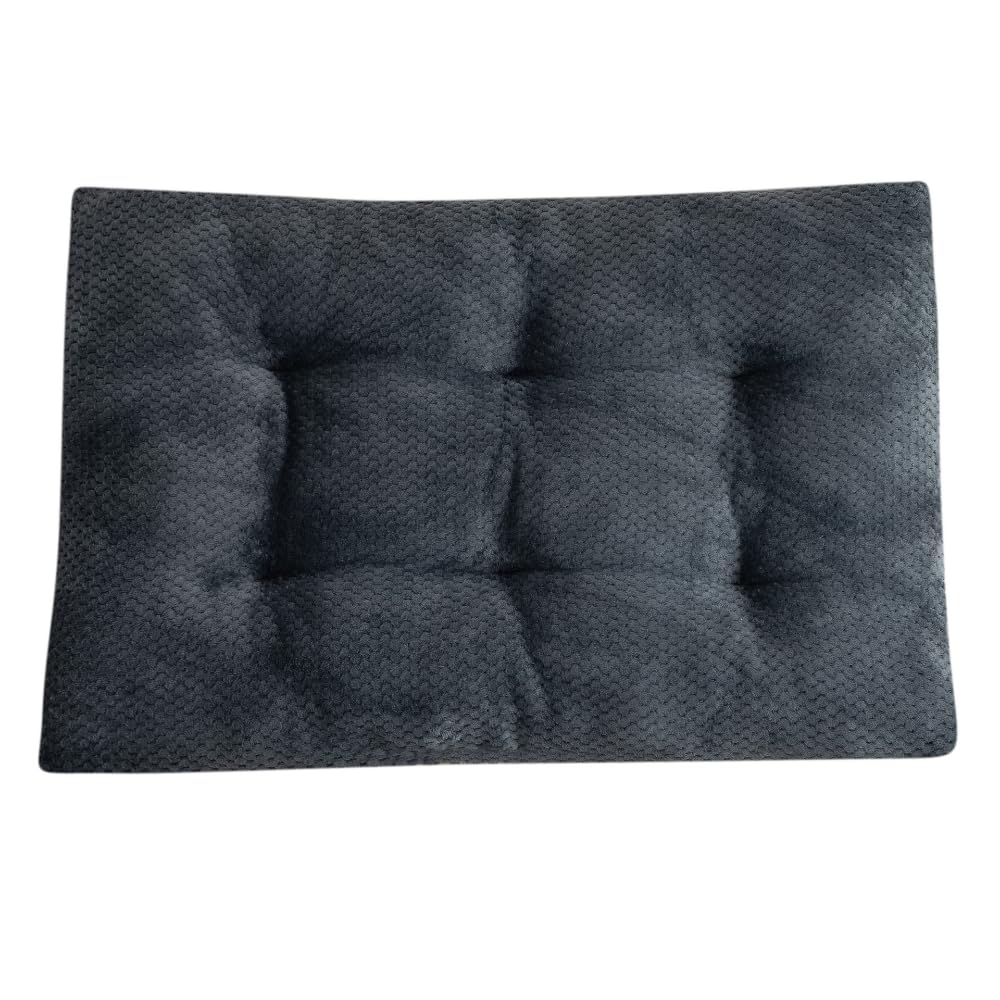 Washable Dog Bed for Large Breeds Extra Cushioned Crate Mattress with Removable Fluffy Cover Non-Slip Orthopedic Pet Pad