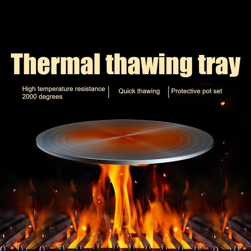 Diffusore Di Calore Per Piano Cottura - Piastra In Acciaio E Alluminio, Per Gas E Elettrico, 28cm - Foto 7