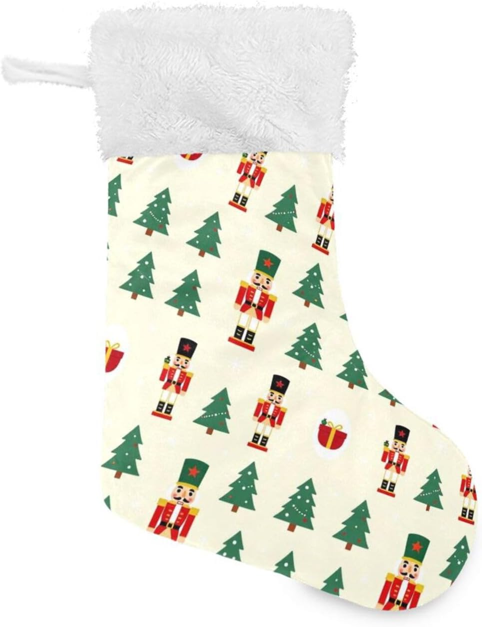 Colorful Christmas Nutcracker Soldier Christmas Stockings for Farmhouse
