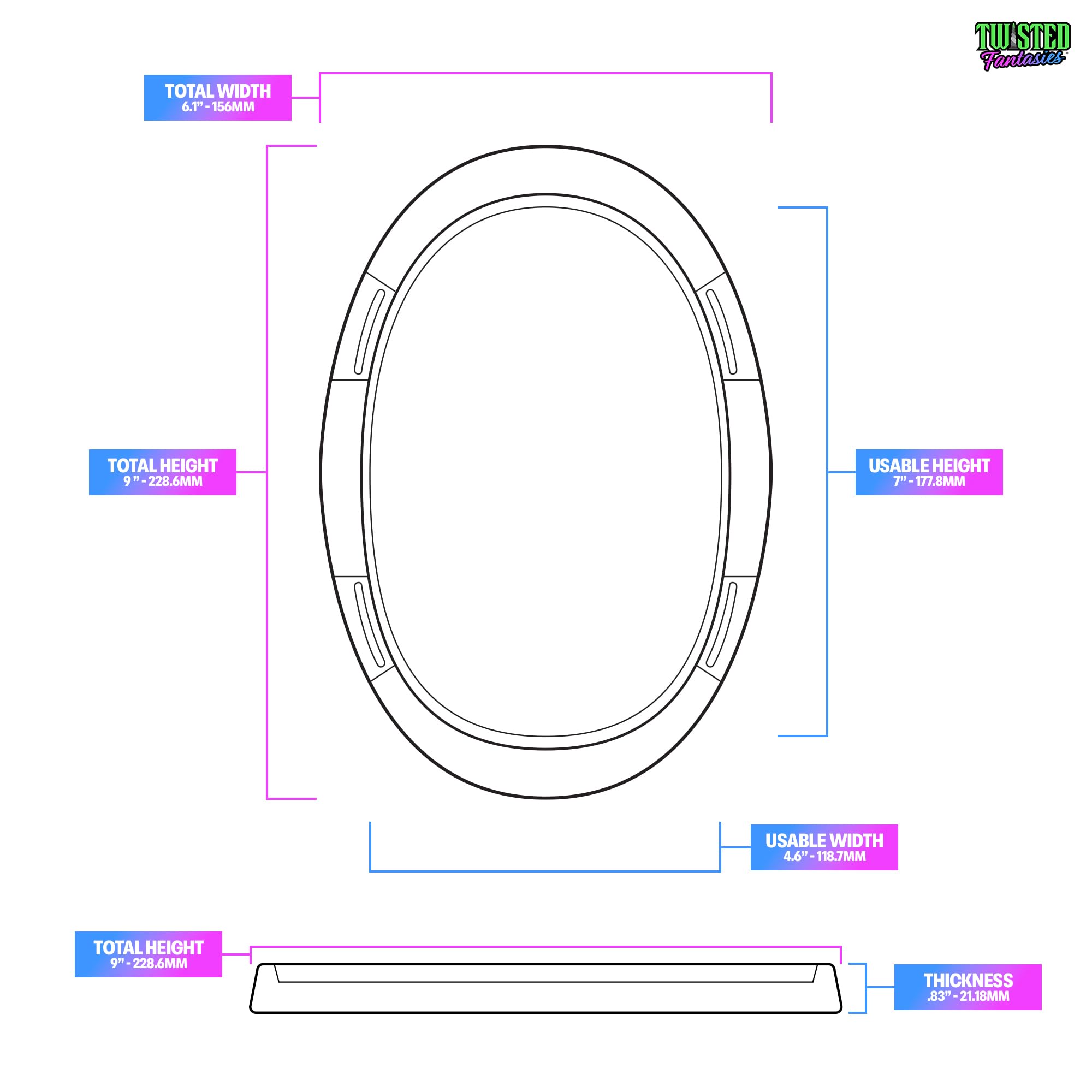 Twisted Fantasies Solo Saddle Suction Cup Dildo Mount to Strap on a Pillow, Adult Sex Toys Holder and Adjustable Harness Hands-Free Couples Toy Self Pegging Chair Women (): Black