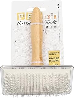 Hunde-Unterfellbürste – Fellpflegebürste für Haustiere – Kamm, Katzenpflege-Zubehör, Entfilzungsunterwoll-Rechen, Haarentferner für kurze, langhaarige Haustiere product image