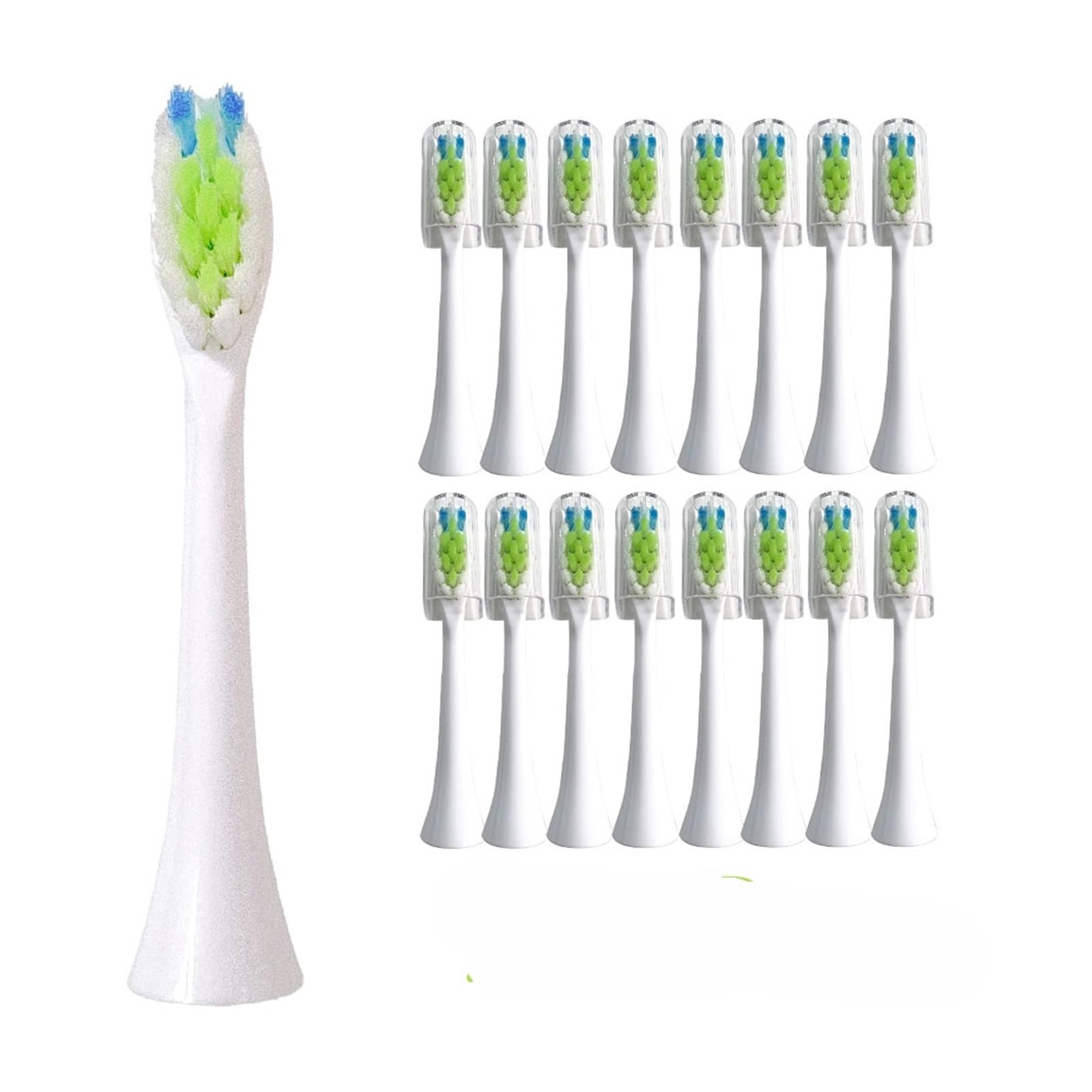 Cabezales de repuesto for cepillos dientes, compatibles con mangos eléctricos estándar(3color-2A-16pcs)
