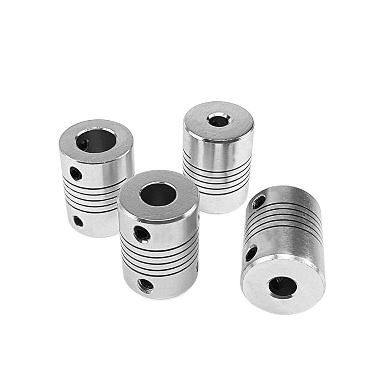 Rigid coupling,Stainless steel rigid coupling 1pcs D16L20 CNC Motor Shaft Coupler Aluminum Alloy Flexible Printer Coupling Encoder Coupling(3.17X4mm)