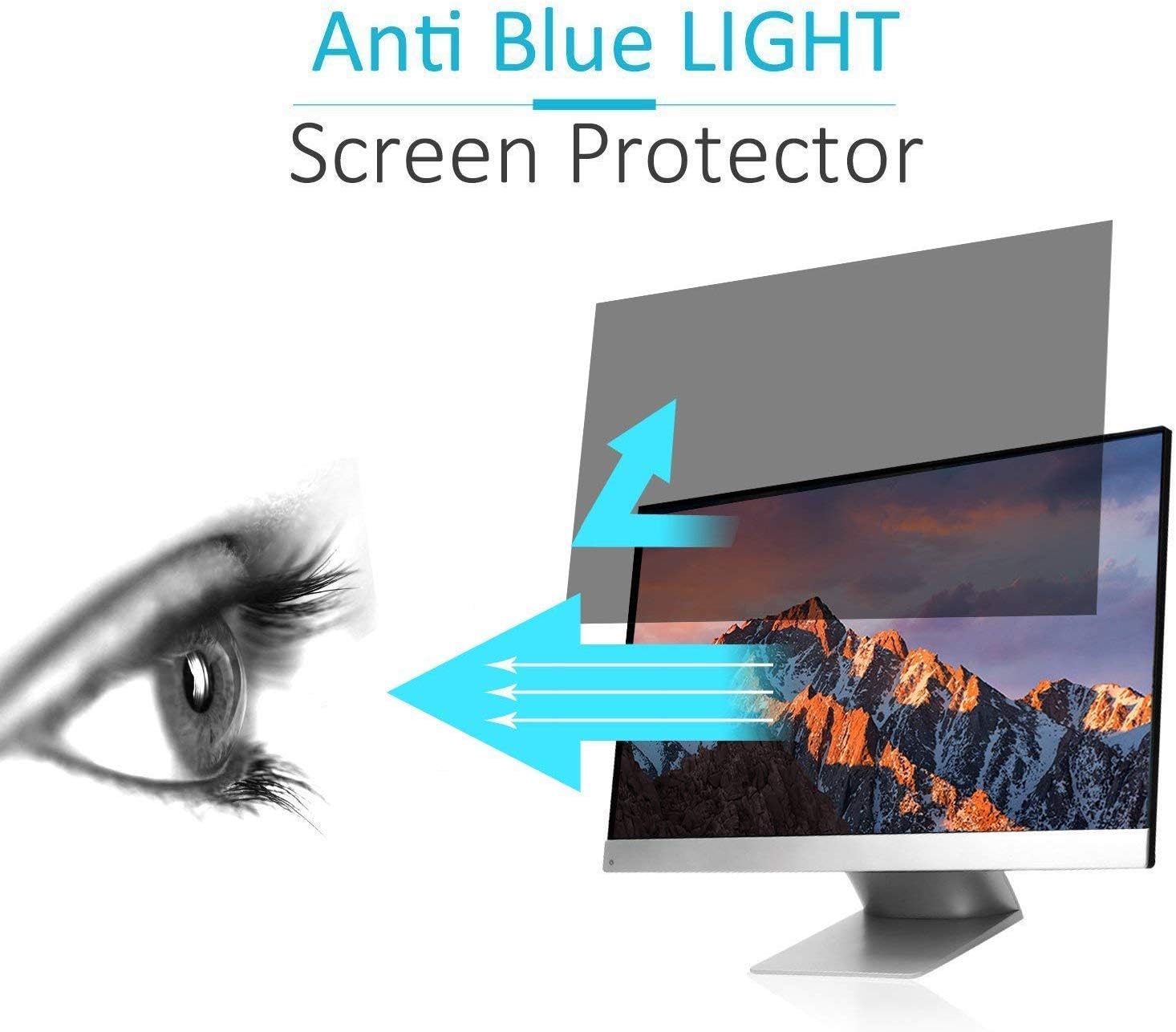 MMMPF220W1B - Frameless Blackout Privacy Filter for 22 Widescreen Monitor