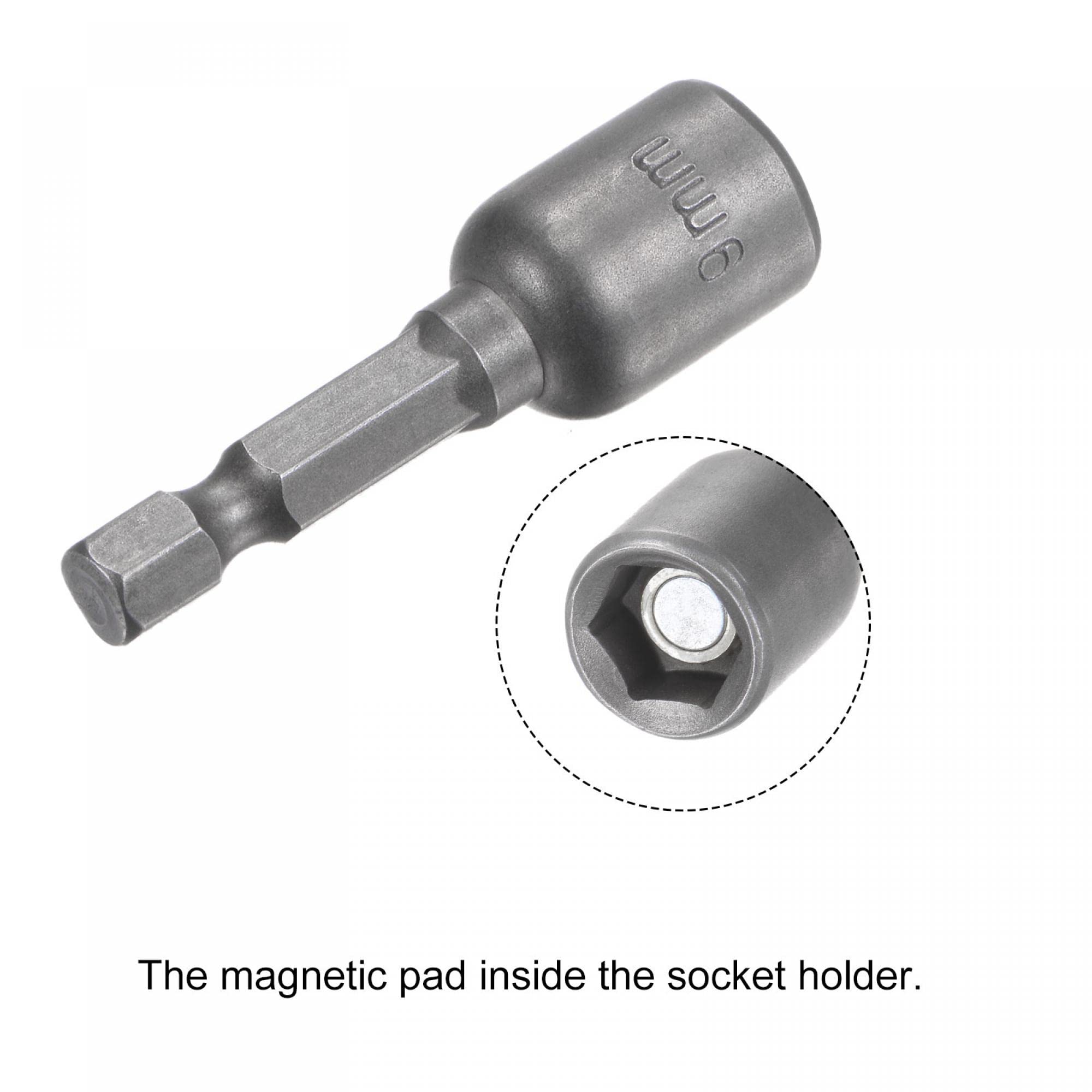 10x Schraubendreher Bits 3x3 Mm Quadratisch – Magnetisch, 7 Mm Sechskantschaft | Für Präzises Arbeiten In Engen Räumen