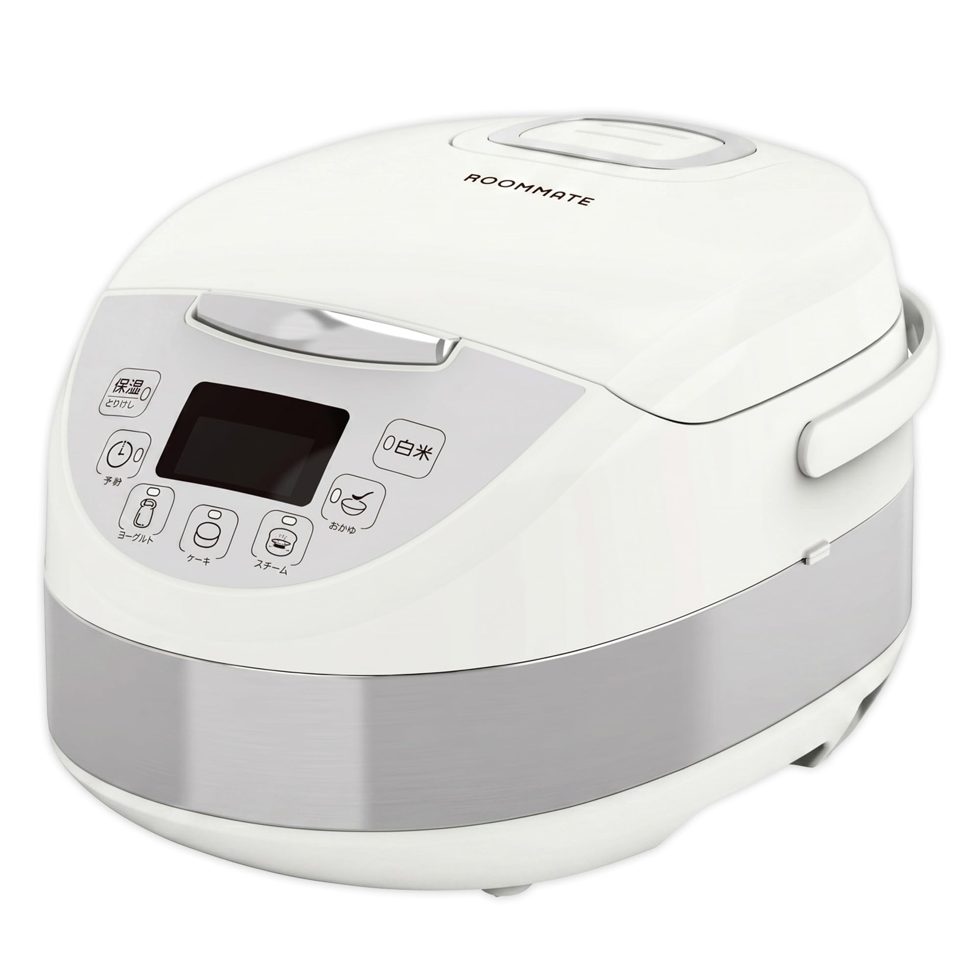 Amazon | 多機能炊飯器 一升 マイコン式 ホワイト 極厚釜 10合 8種類の