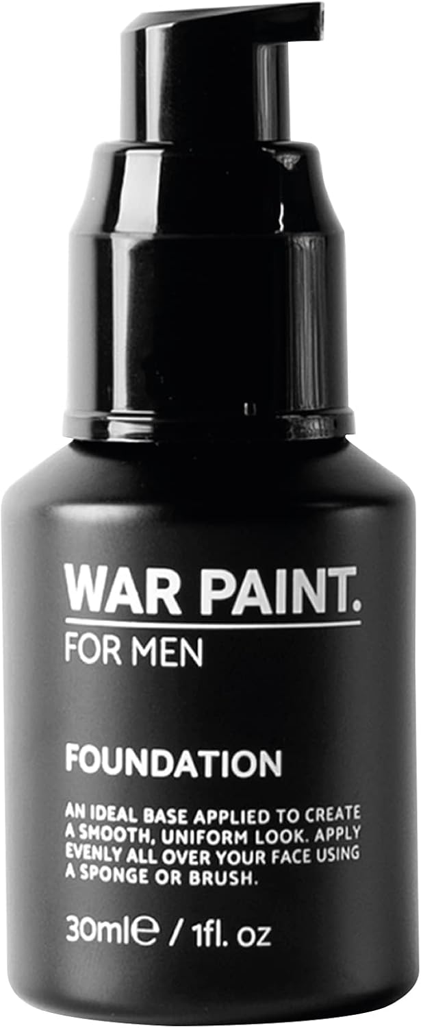 War Paint Men's Foundation 5 Shades available Vegan Ingredients