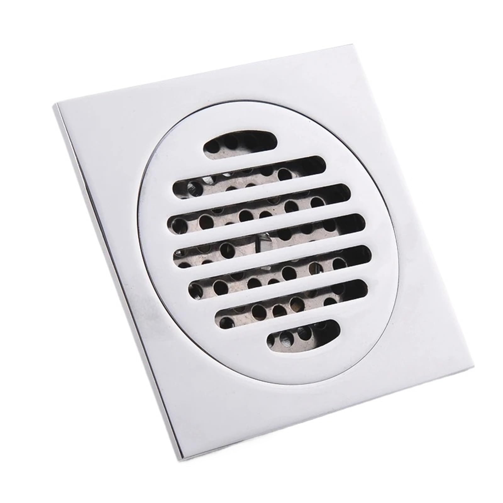 Desagüe de Suelo Cuadrado Acero Inoxidable, 2pcs 10 cm(Color 3)