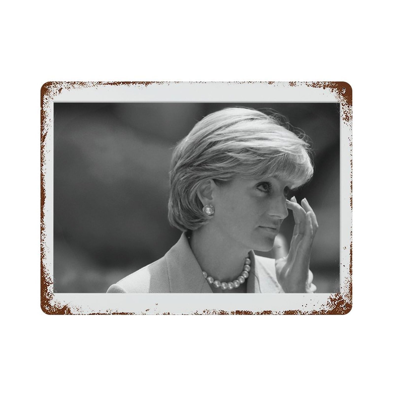 xiaoxiaoshen Lady Diana, Photography S1 Wall Decor Art Metal Tin Poster Modern Home Decor Art Home Bar Shop Decorations Vintage Sign 30x40cm