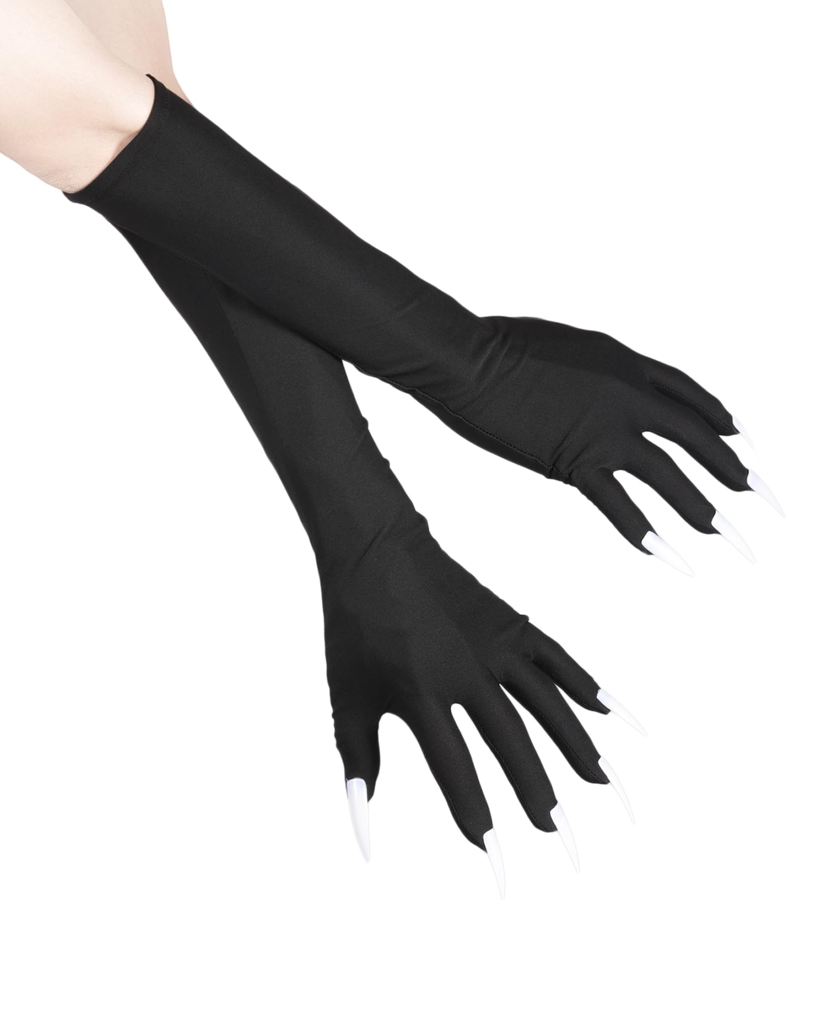 RoicaholyPaw Gloves - Claw Gloves Halloween Dress Up Black Cat Jaguar Costume Cosplay Accessories, One Pair