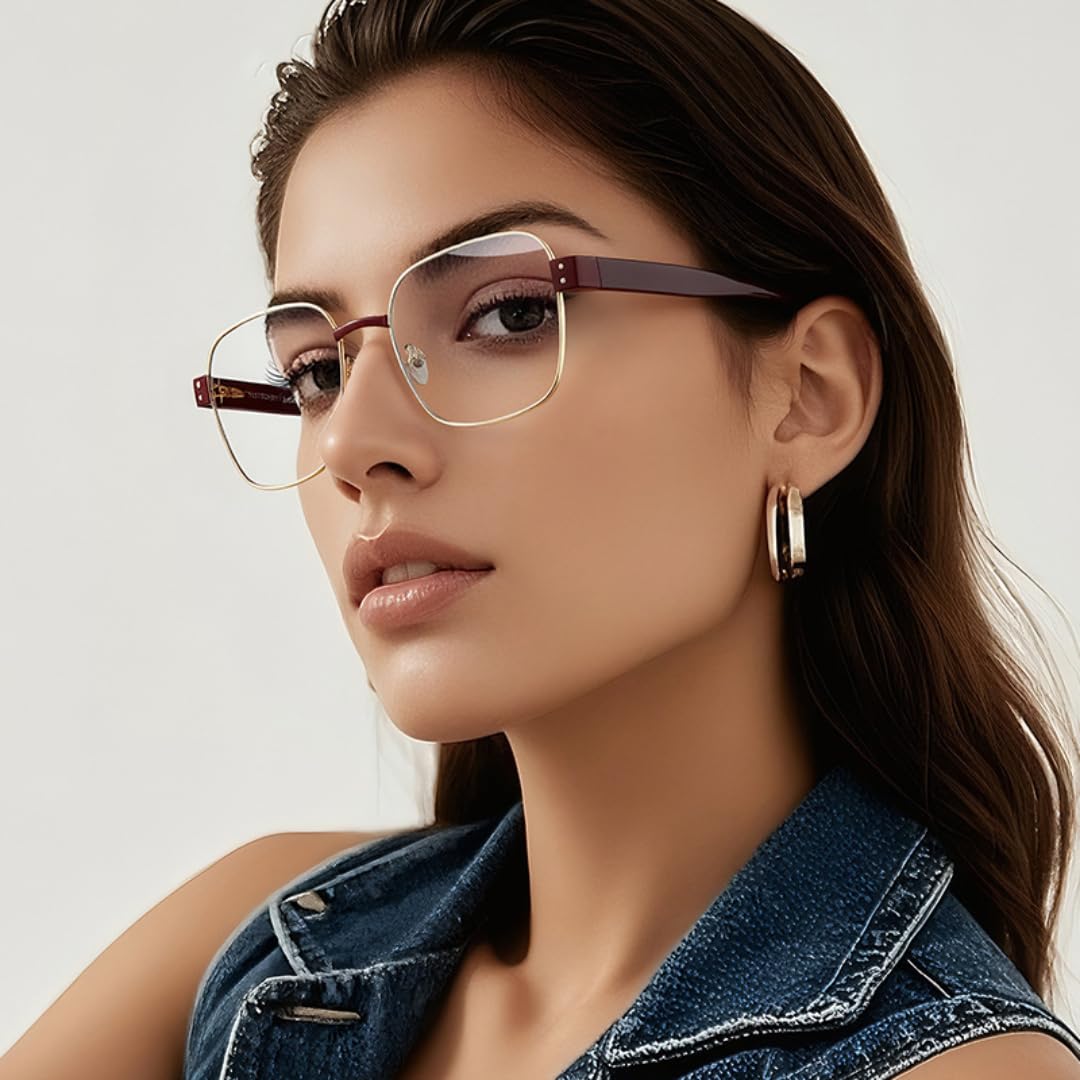 Modische ovale Sonnenbrille