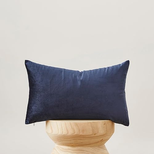 Vista 224 de GIGIZAZA - Juego de 2 fundas de almohada decorativas de 18 x 18 pulgadas, fundas de almohada cuadradas de terciopelo verde azulado pavo real