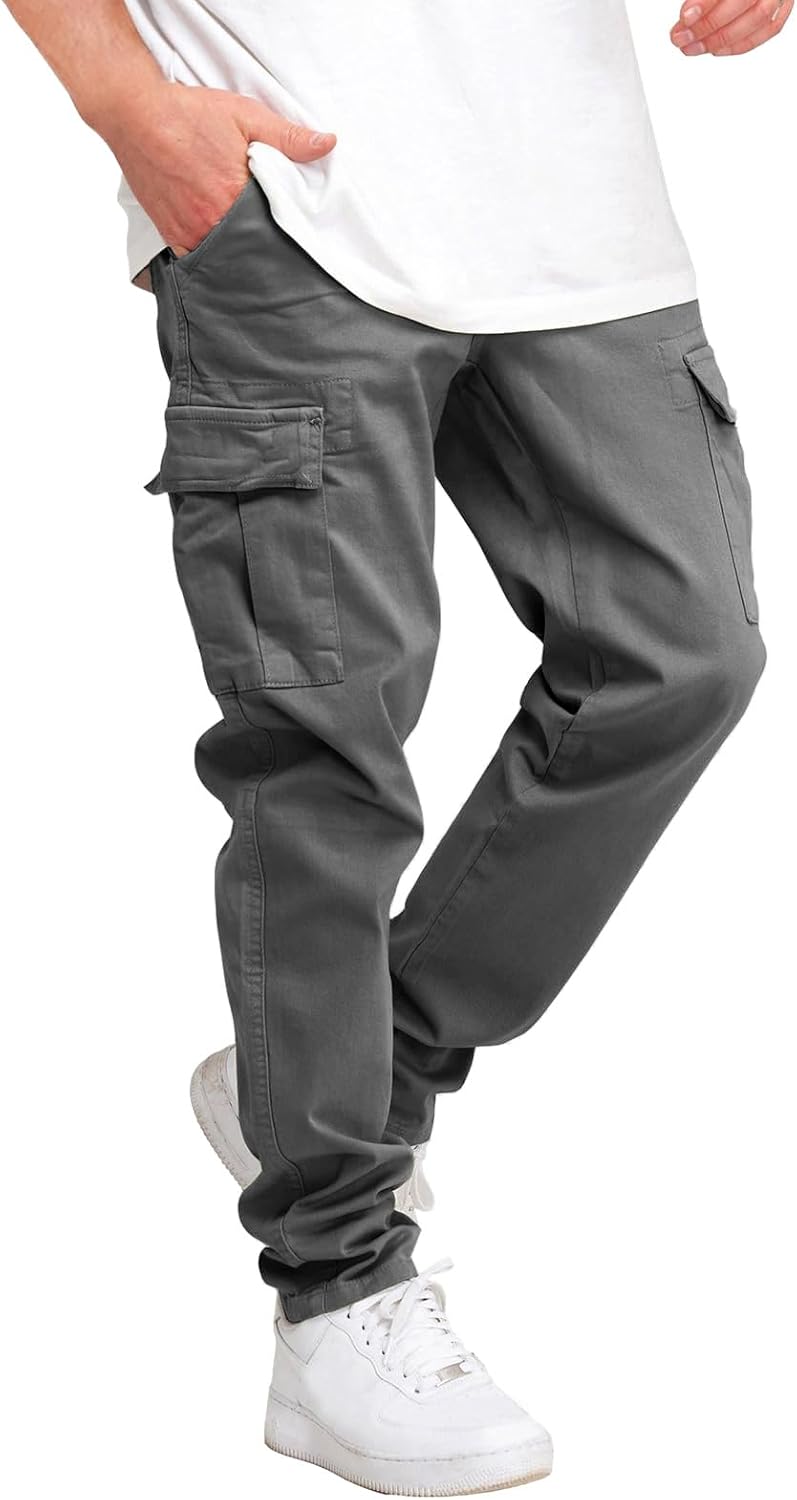 Amazon.com: YOUYING Cargo Jogger Pants for Men Drawstring