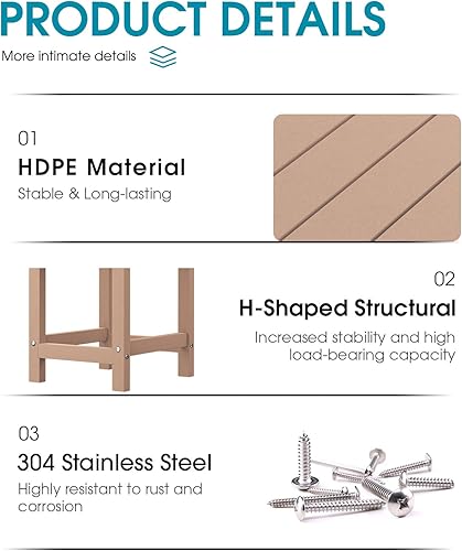 Vista 48 de MUCHENGHY Sillas Adirondack plegables, sillas de patio, sillas de césped, silla para exteriores, silla Adirondack de plástico, sillas para hoguera