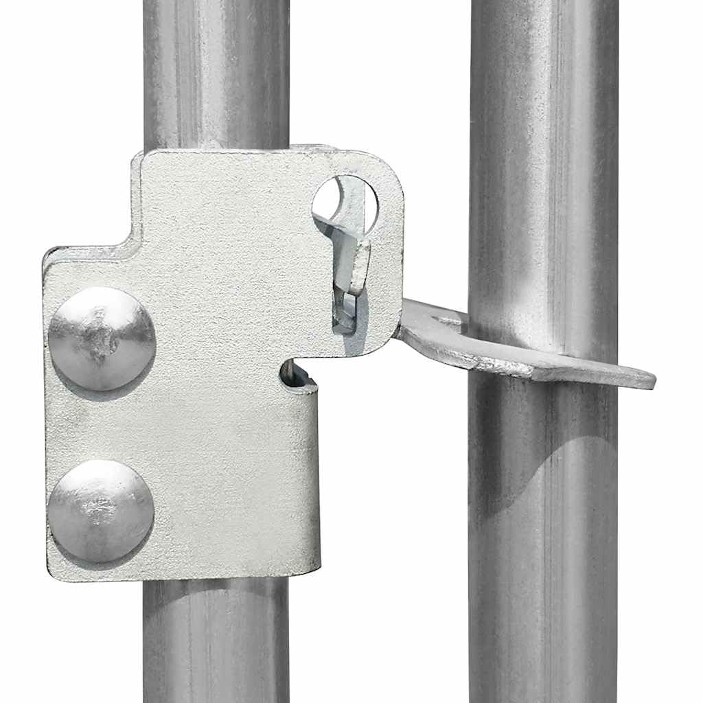 Gallinero de 3 x 1 x 1,5 m de acero galvanizado con techo impermeable, espacioso cercado para aves de corral, resistente a la intemperie con puerta con cerradura, adecuado para pollos, patos