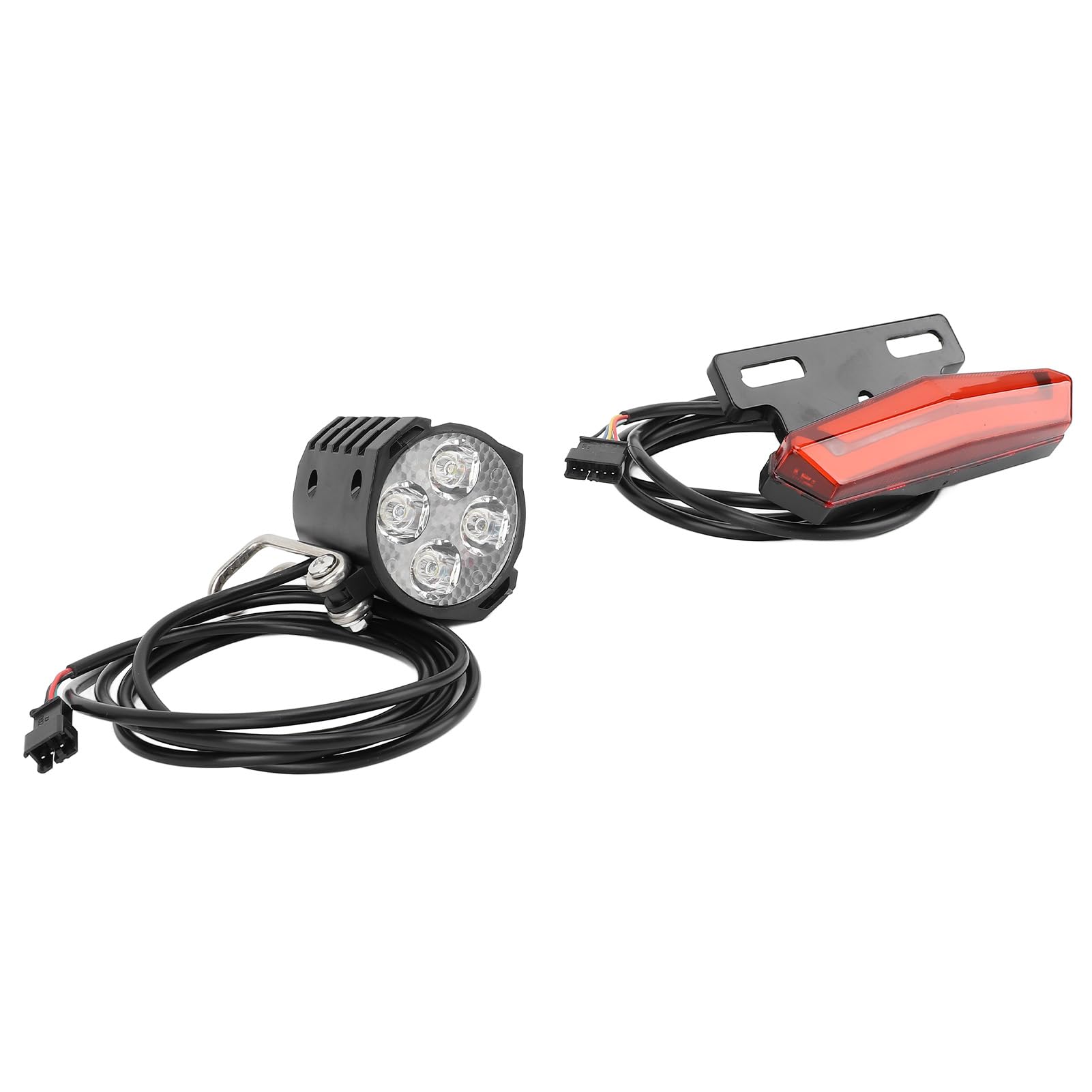 SUNGOOYUE Set Luci per Bici Elettriche, Luce Posteriore Freno Anteriore a LED con Indicatore di Direzione per Bici Elettriche 24V 36V 48V, Luce per Ad Alta luminosità