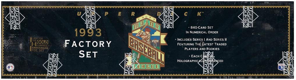 Amazon.com: 1993 Upper Deck Baseball Complete Factory Set/Derek