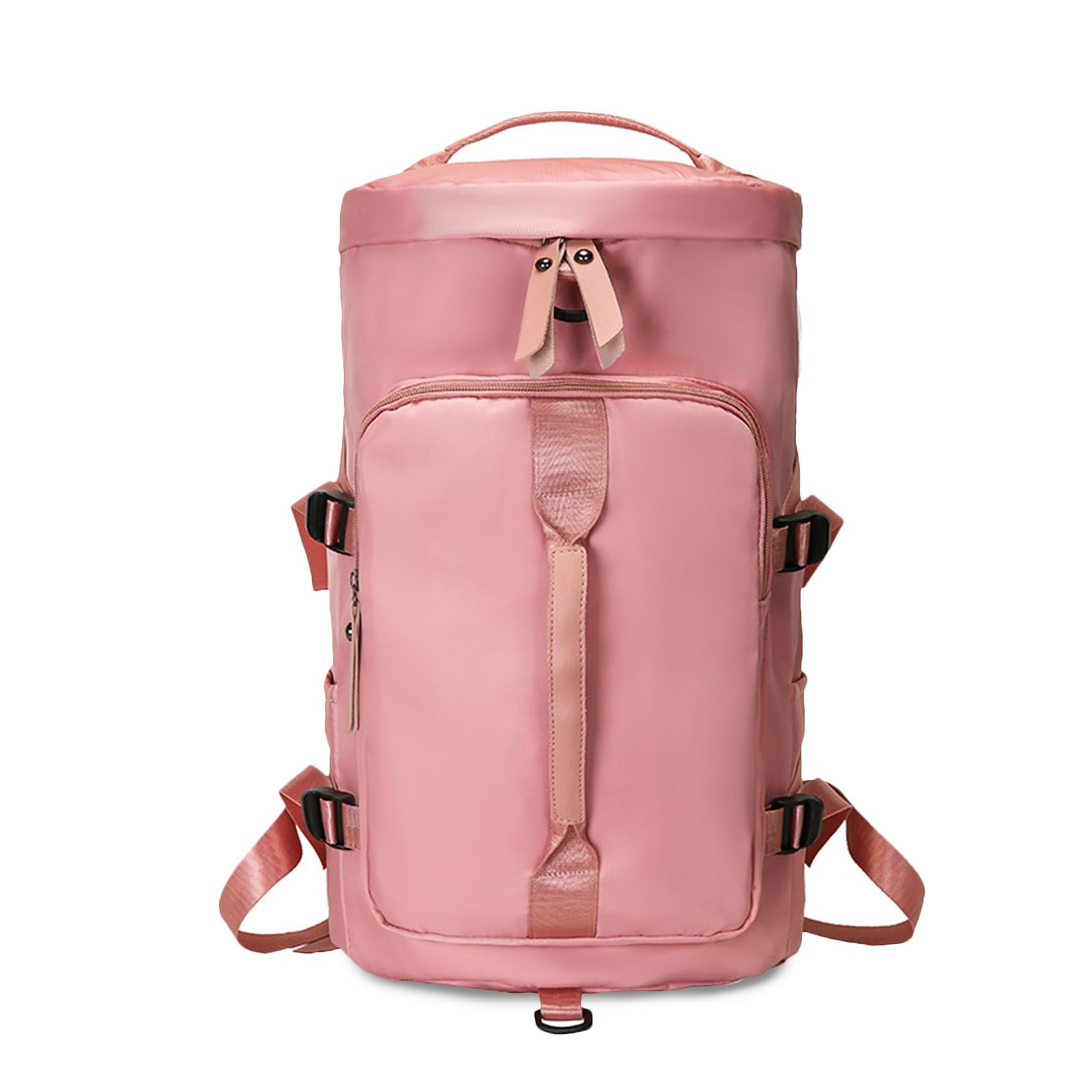 FANDARE Sporttasche Reisetasche Lässiger Laptop Rucksack Herren Damen Weekender mit Schuhfach Ryanair Handgepäck Fitnesstasche Trainingstasche Badetasche Reisetasche Urlaubstasche Rosa