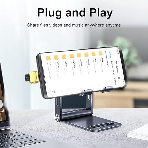 Miniatura 4 de BORLTER CLAMP BorlterClamp - Lector de tarjetas Micro SD, USB C a Micro SD/TF, lector de tarjetas de memoria USB C a Micro SD/TF, compatible con