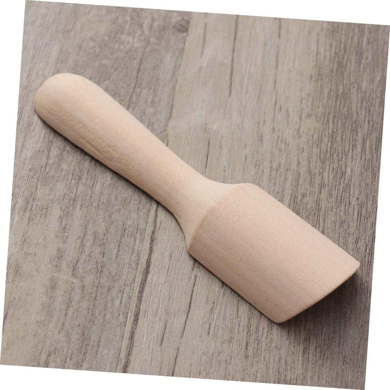 Uonlytech 15pcs Small Wooden Tea Scoops Flat Handle Scoop 2.8x11cm Food-grade Wooden Spoon Set for Tea Leaves Powdered Milk Salt Kitchen Accessories