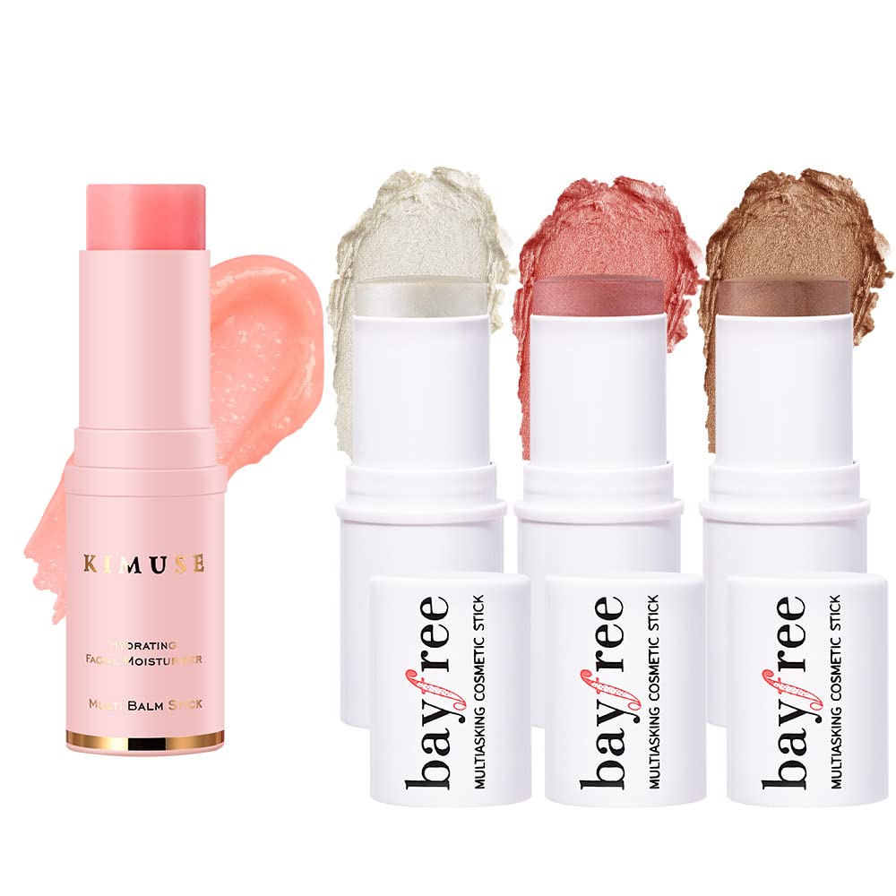 KIMUSE Hydrating Moisturizing Stick & Long Wearing Multi Stick Trio Face Makeup