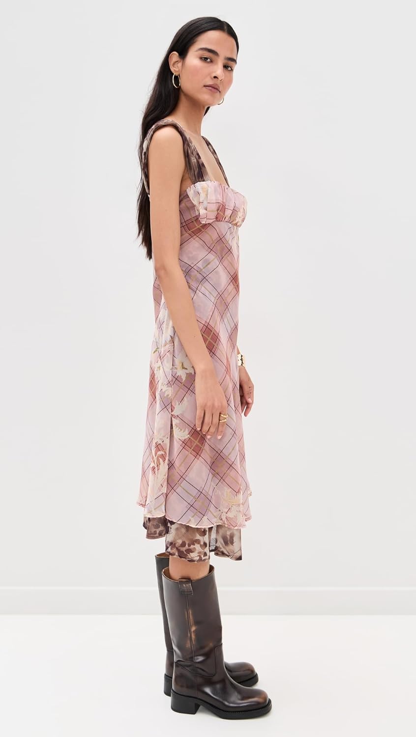 Free People Women's Morning Dew Midi Dress - Image 4