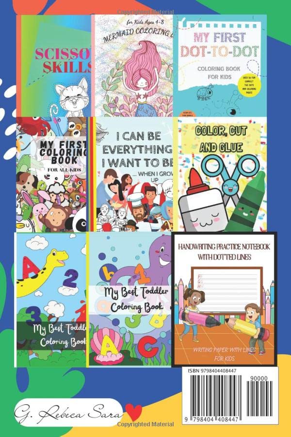 Cute Clock: Coloring Book For Kids For Kids Ages 4-8 - A Preschool Coloring and Activity Workbook for Kids + 16 MAZES BONUS - Image 2