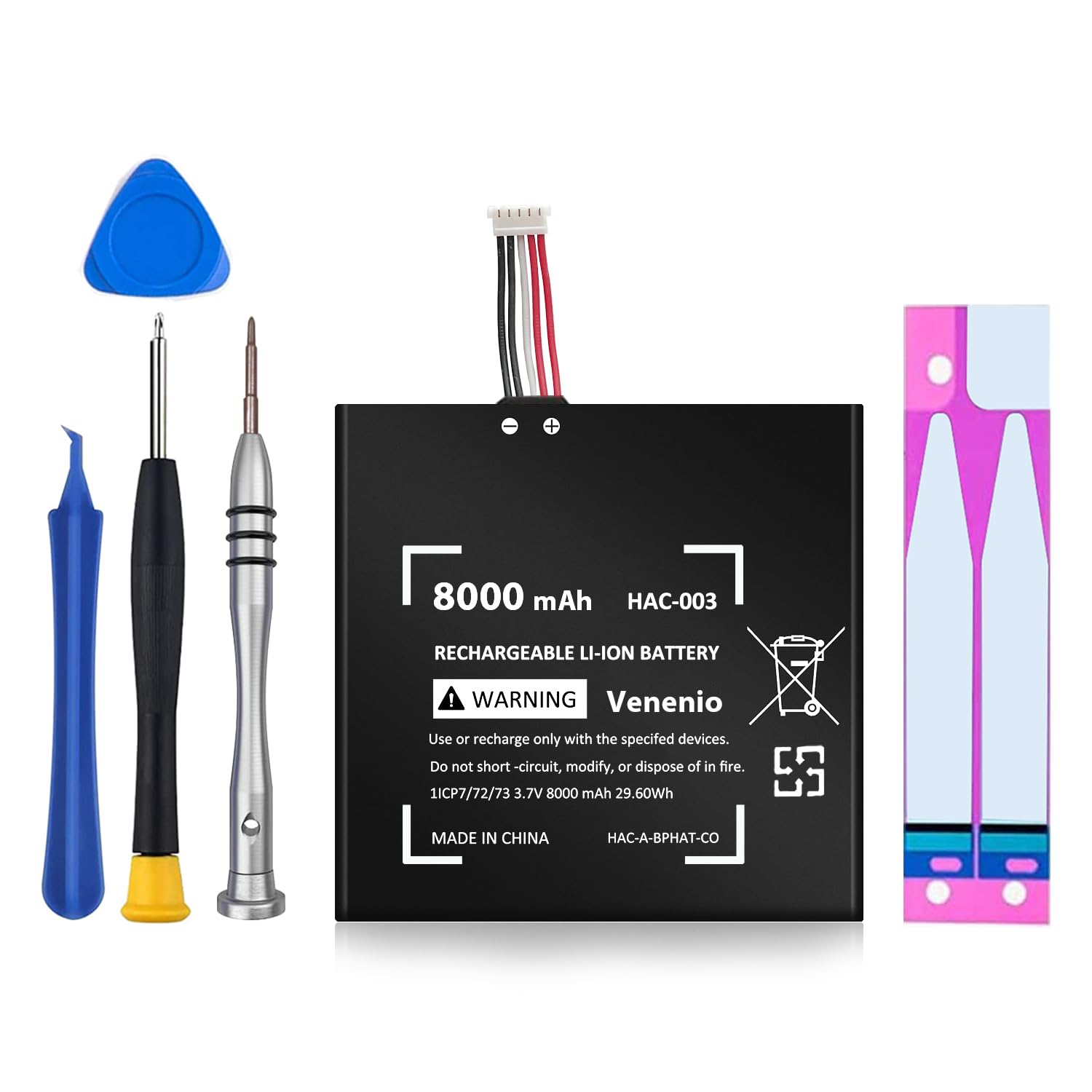 Amazon.com: Venenio 8000mAh Battery for Nintendo Switch Game