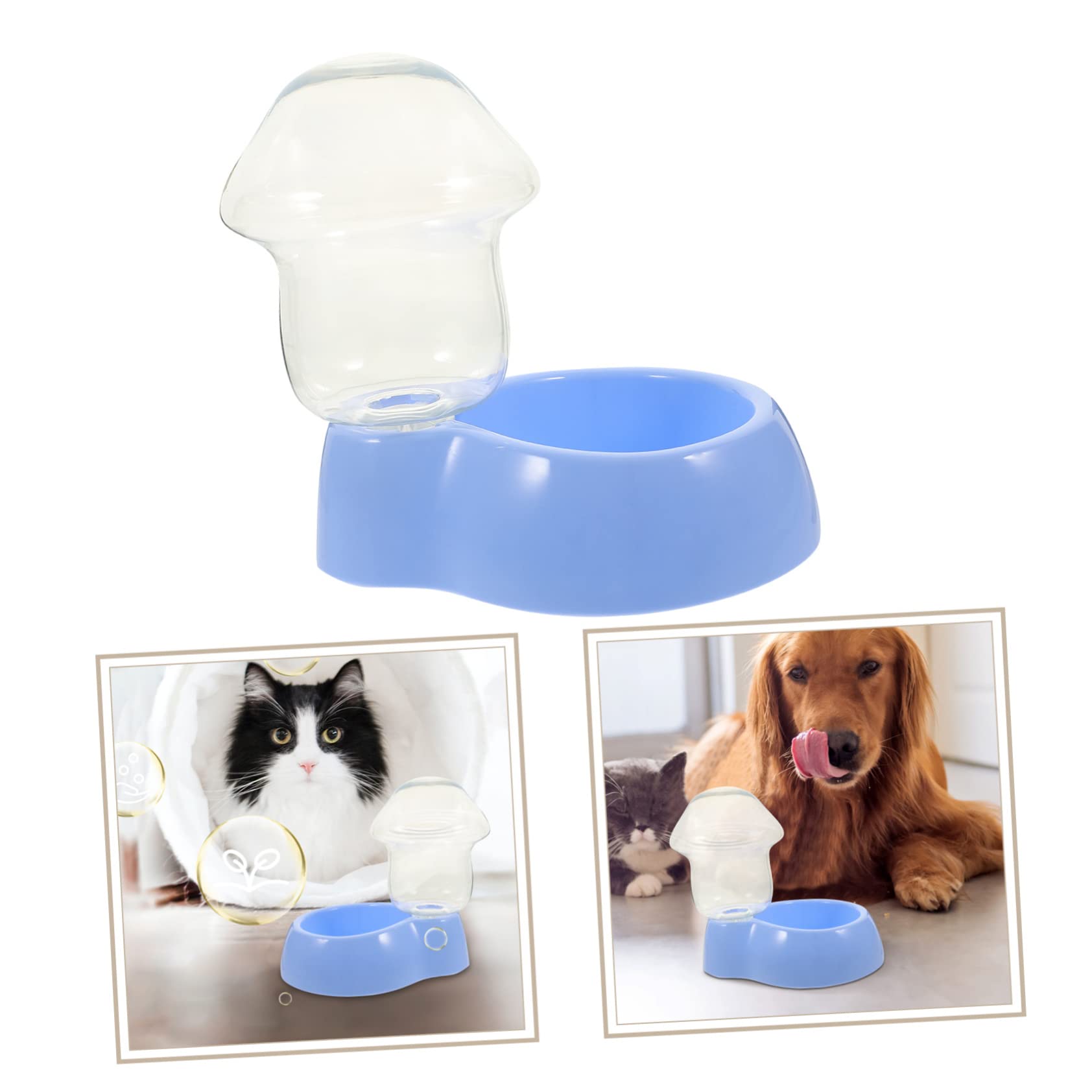 COLLBATH 3sätze Automatischer Transparenter Wasserspender Für Haustiere Kunststoff Trinknapf Für Hunde Und Katzen Einfach Zu Reinigen Für Und Unterwegs