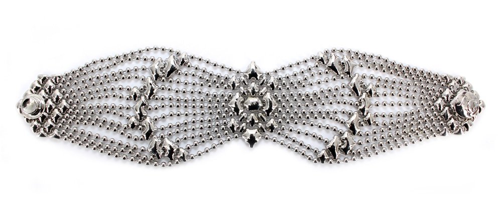 B77-N Chrome Finish Bracelet - Liquid Metal by Sergio Gutierrez
