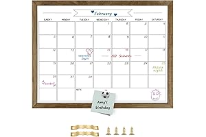 YL-RB-3343-B Dry Erase Monthly Calendar for Wall