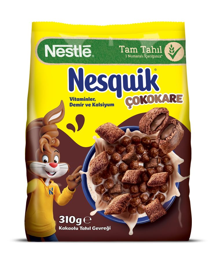 Nesquik Çokokare Çikolatalı Tahıl Gevreği, 310 g