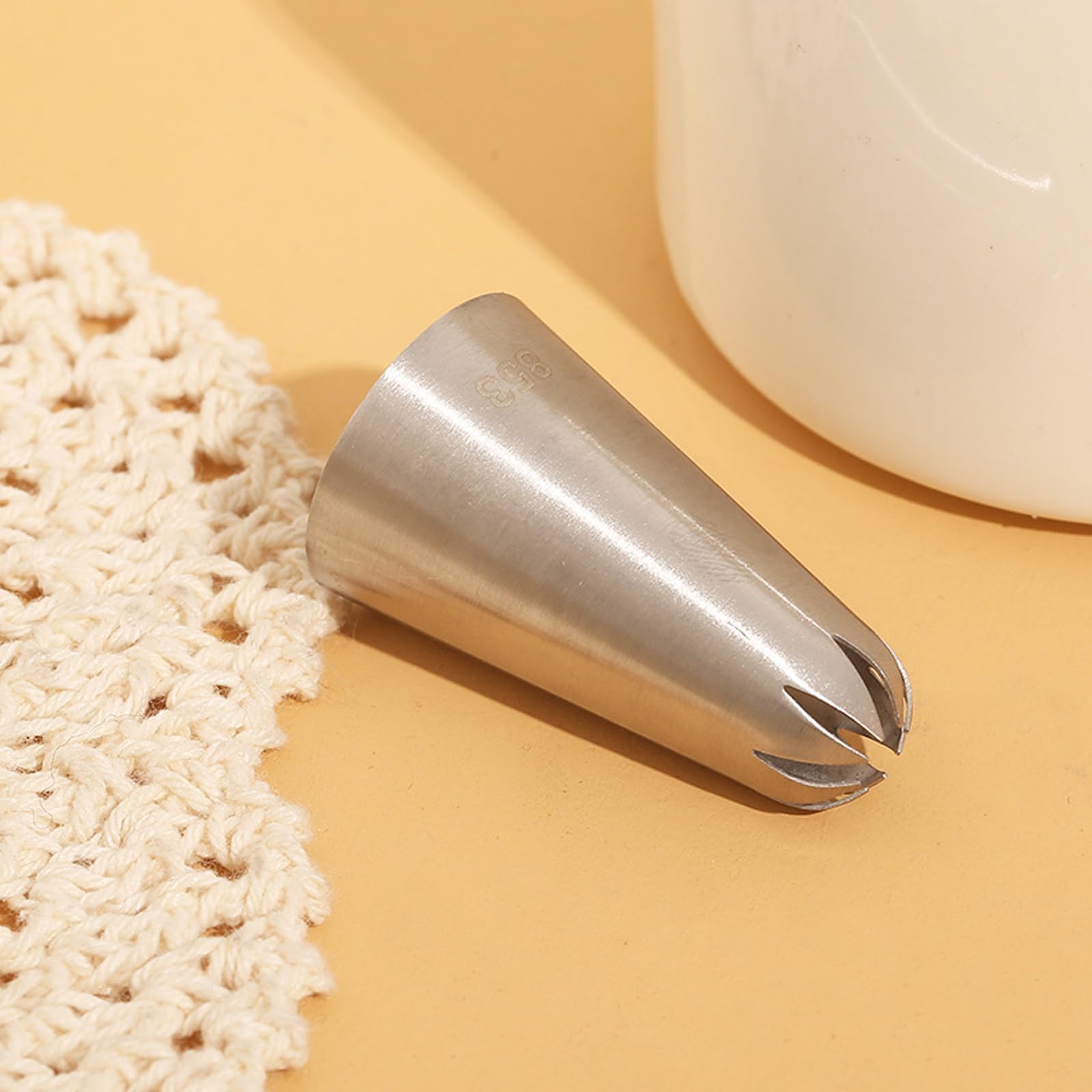Lar Piping Tips - Juego de 6 boquillas profesionales de repostería para cupcakes, pasteles, postes, galletas y churros - Ideal para amantes de la detención de pasteles