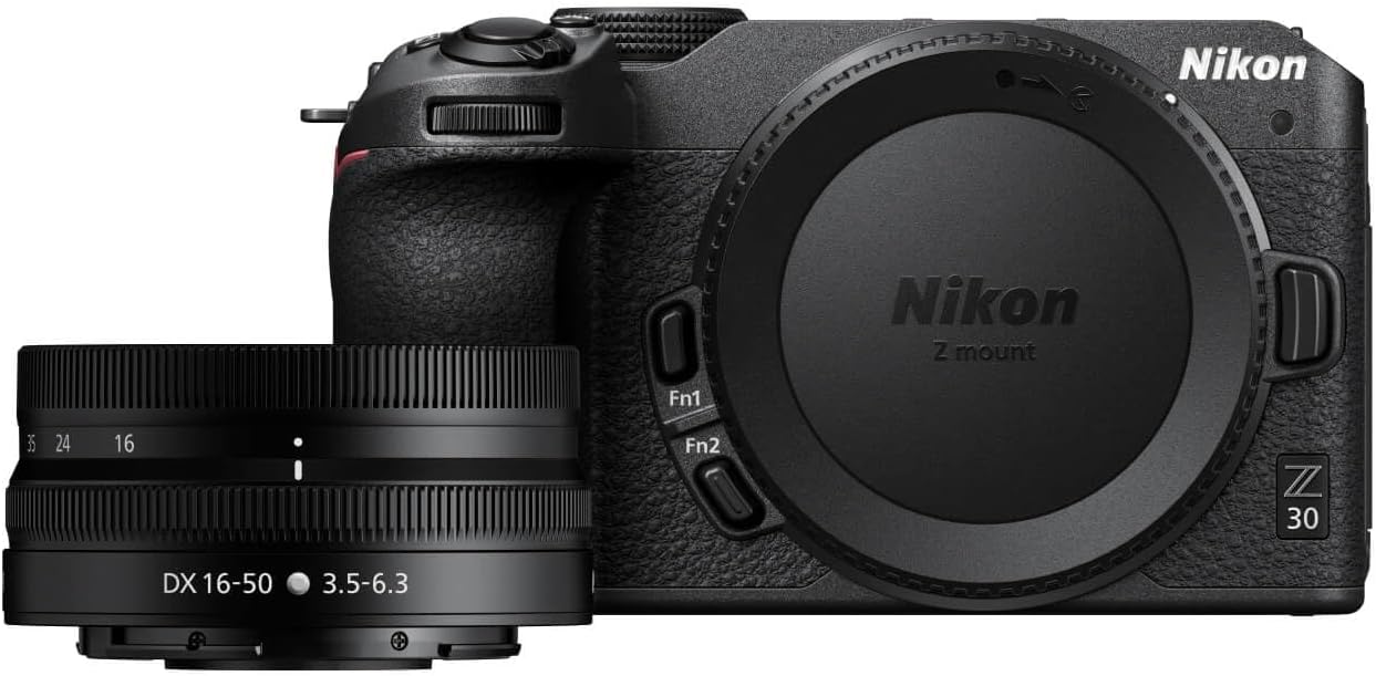 Z 30 with Wide-Angle Zoom Lens | Our most compact, lightweight mirrorless stills/video camera with 16-50mm zoom lens | Nikon USA Model