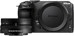 Nikon Z 30 com lente de zoom grande angular | Nossa câmera fotográfica/de vídeo sem espelho mais compacta e leve com lente zoom de 16-50 mm | Modelo Nikon USA