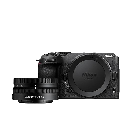 Nikon Z 30 com lente de zoom grande angular | Nossa câmera fotográfica/de vídeo sem espelho mais compacta e leve com lente zoom de 16-50 mm | Modelo Nikon USA