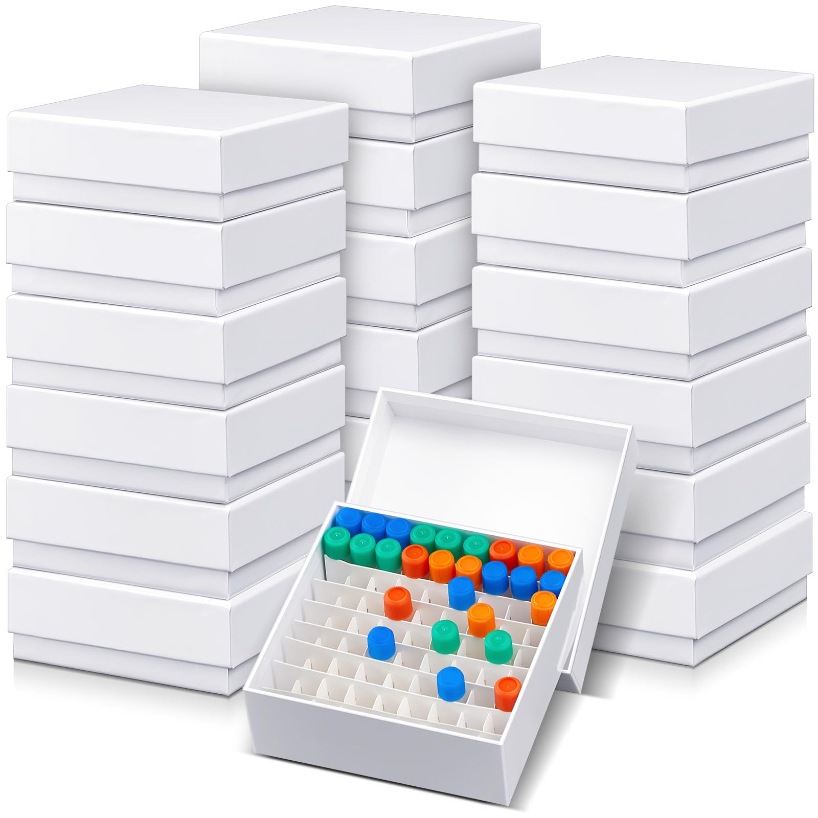 Amazon.com: Teenyyou 18 Pcs 81 Wells Cardboard Freezer Box with