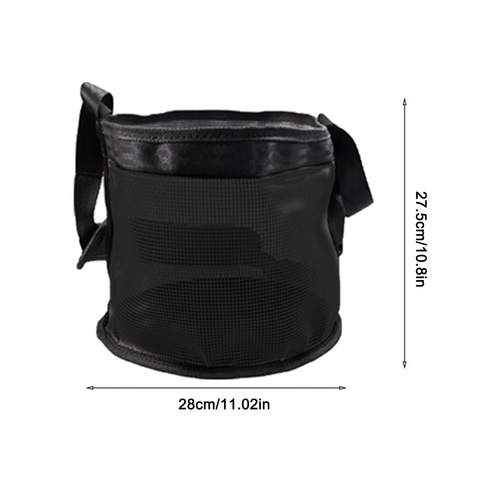 Sacos de pienso, bolsa de alimentación ajustable para bolsas de comida duradera para caballos con correas ajustables, cómodo cojín para el cuello y almohadilla nasal, 3 tamaños