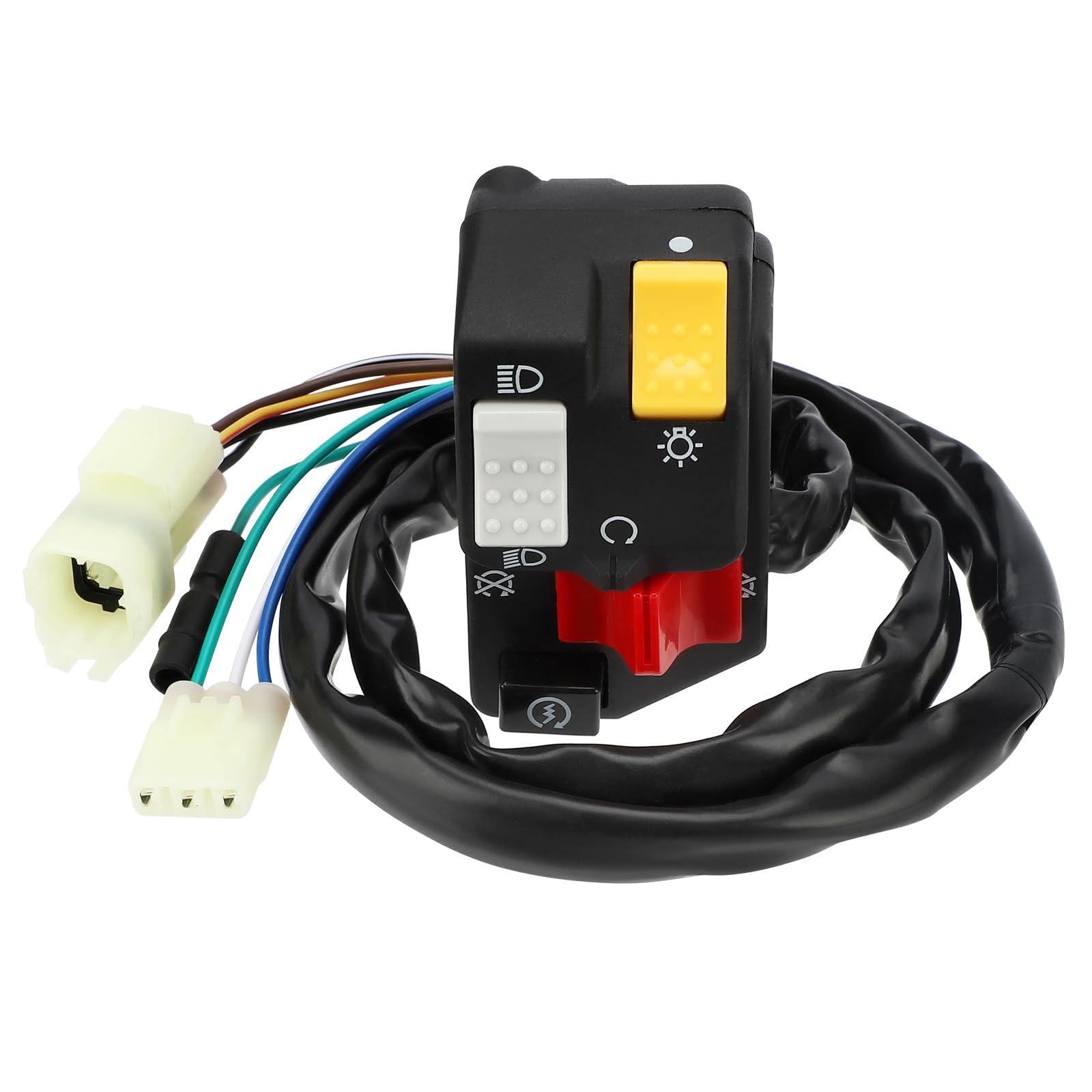 Amazon.com: M MATI Left Handlebar Start Kill Stop Headlight Switch