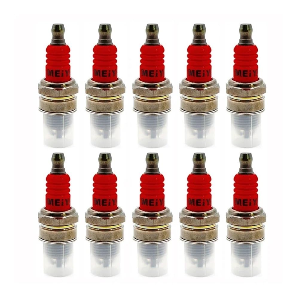 Lot de 10 bougies d'allumage L7TJC for tronçonneuses et débroussailleuses à essence