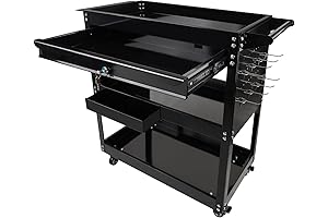 3-Tier Tool Cart with Lockable Drawers and Wheels: Ultimate Storage Solution
