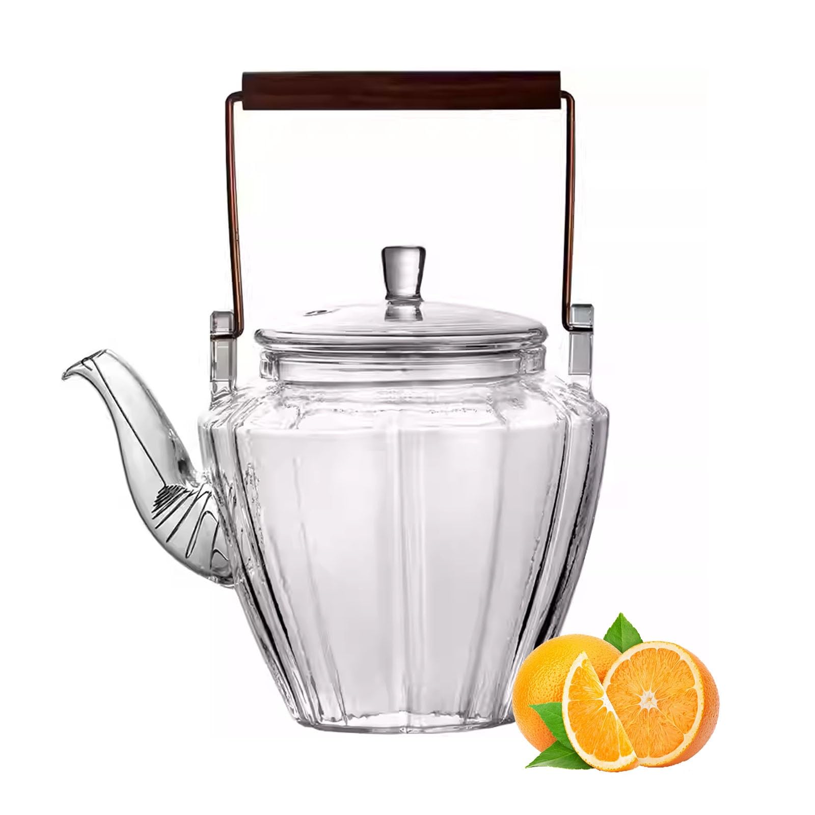 Cafetera vintage de vidrio de borosilicato de 500 ml con coladores para infusión