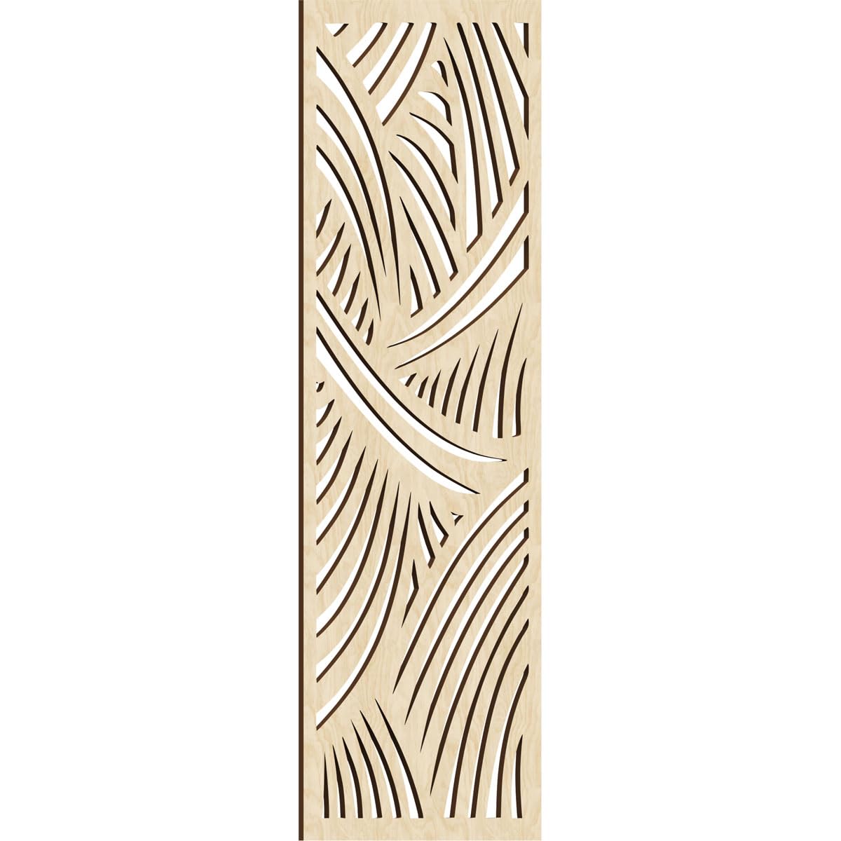 Chester Decorative Pierced Fretwork Wood Wall Panels, 17 3/8"W x 44 3/8"H x 1/4"T, Birch