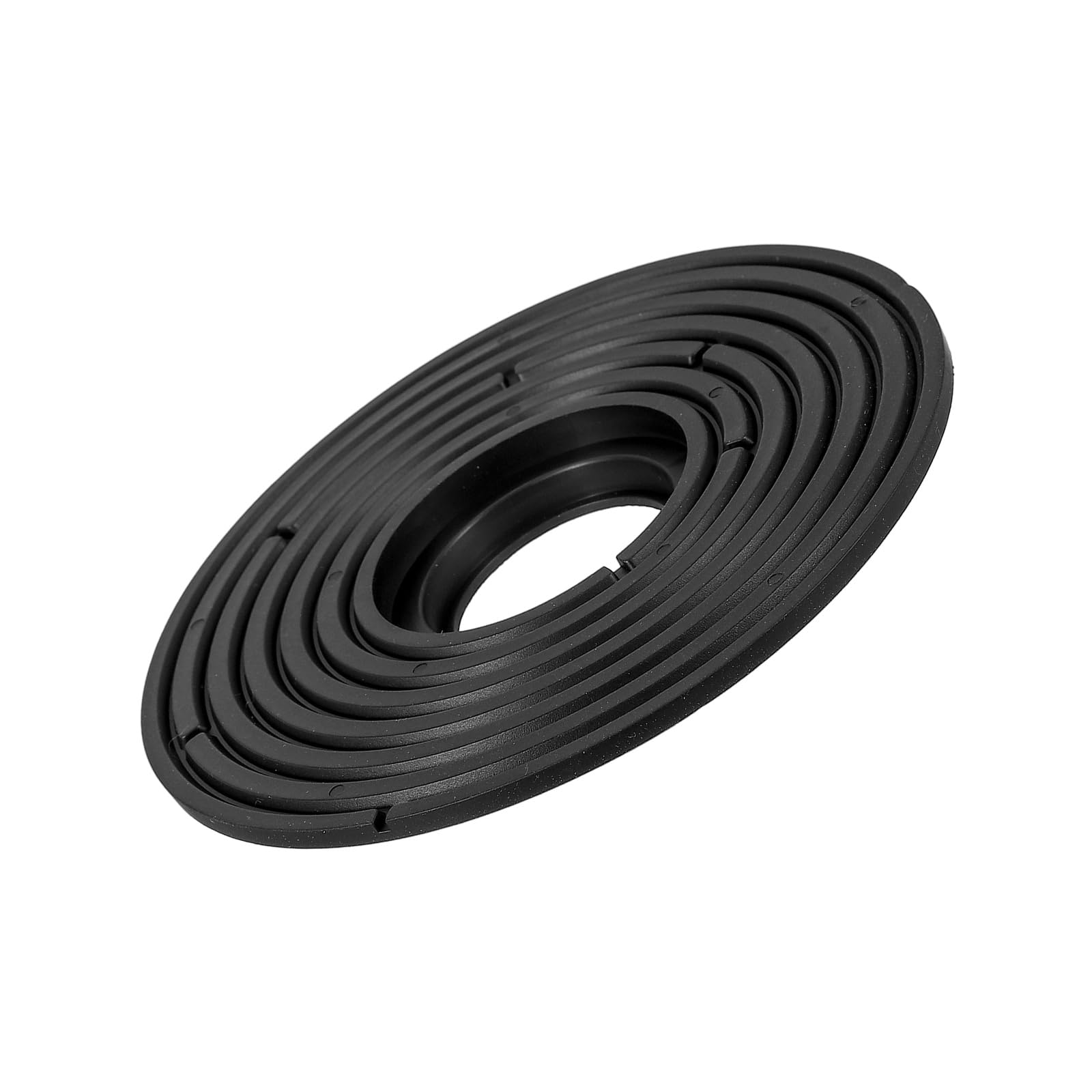 uxcell Floor Drain Reducer Silicone Adaptor, Floor Drain Cover for 1.8-5.4" Hole for Pipes Tubes Bathroom Kitchen, Black