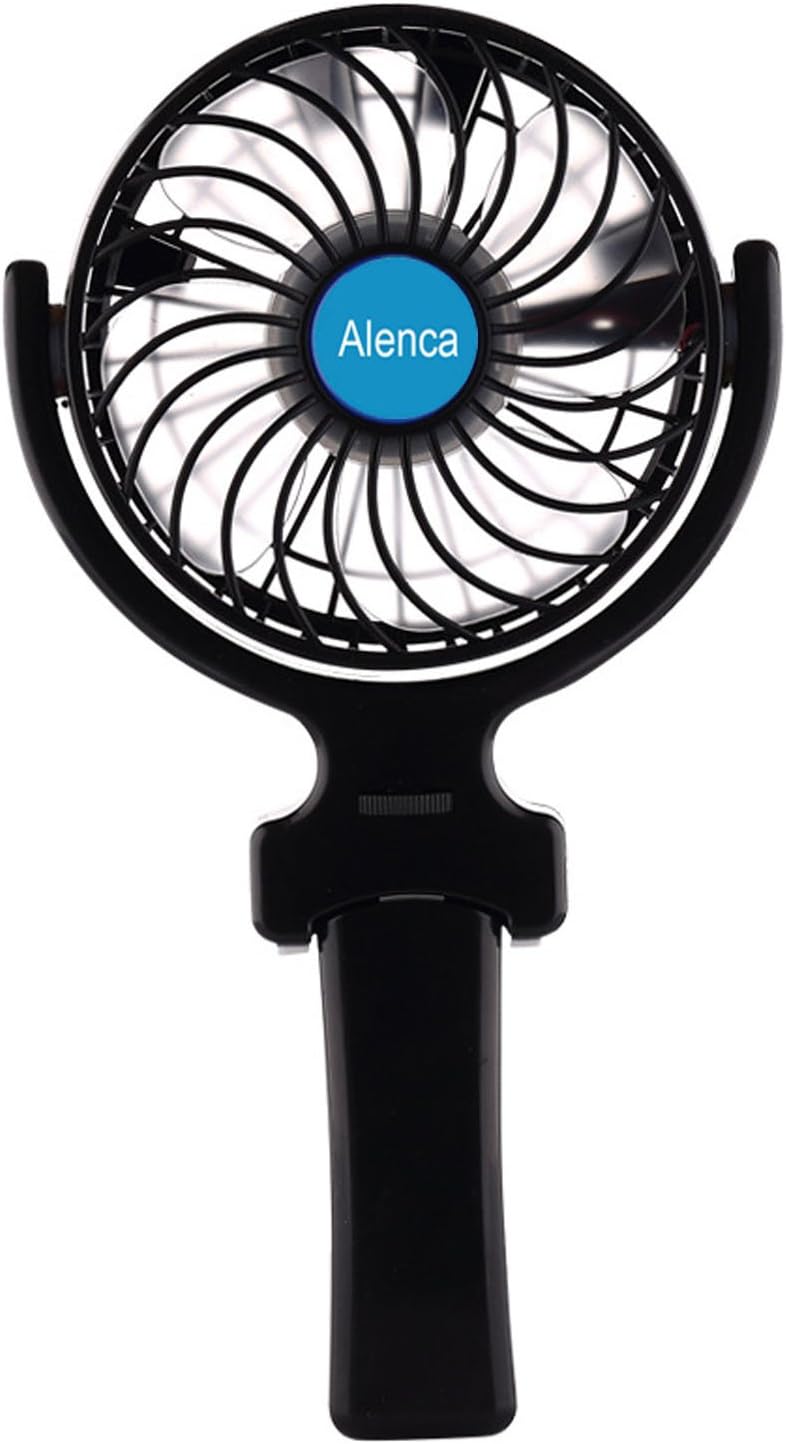 Alenca Portable USB Fan, Mini Table Fan for Home and Office (USB Powered, 2 Fan Speeds, Large Airflow, Personal Cooling