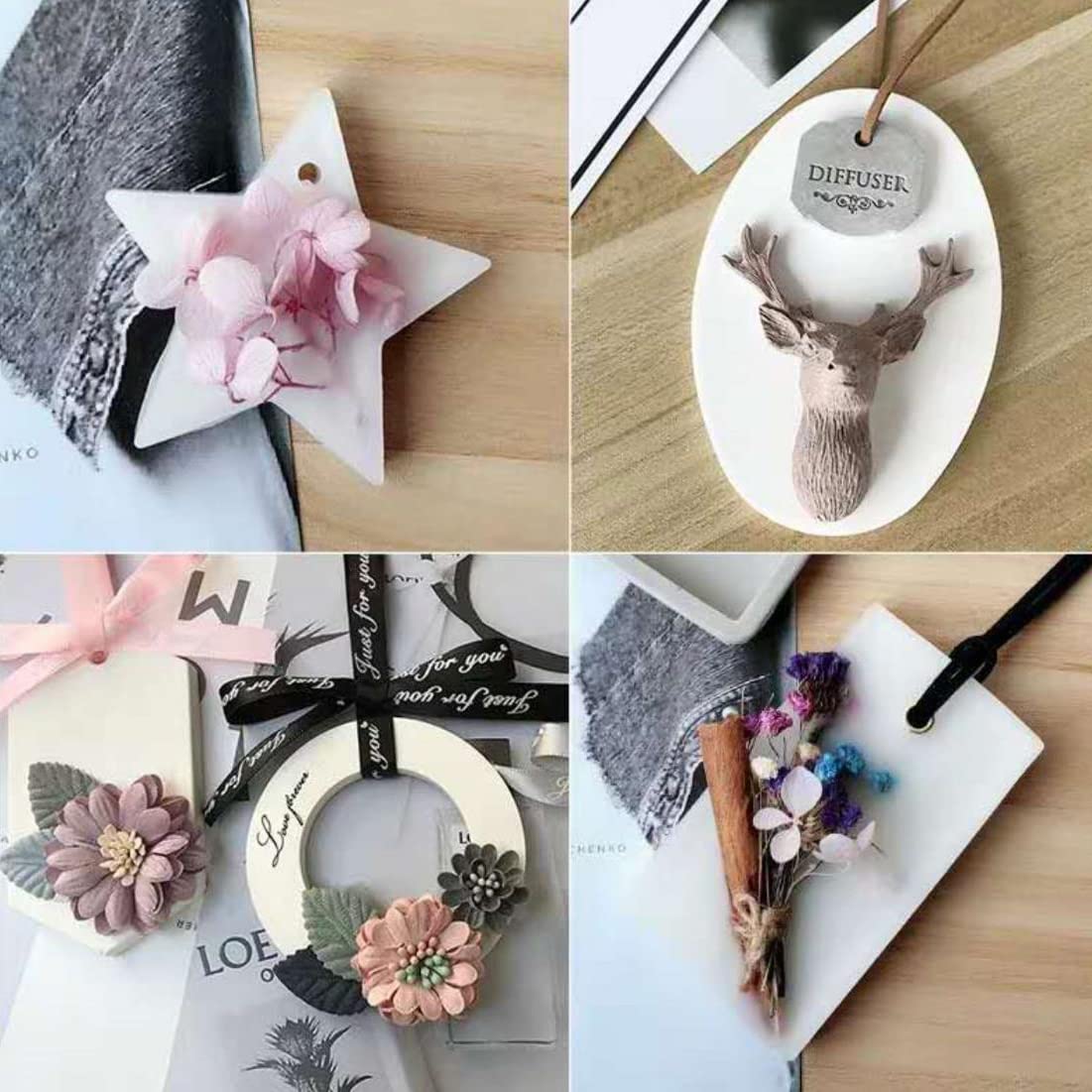 Binnan Stampi In Silicone Per Sapone Fatto In Casa – 6 Forme Per DIY, Cioccolato, Ghiaccio