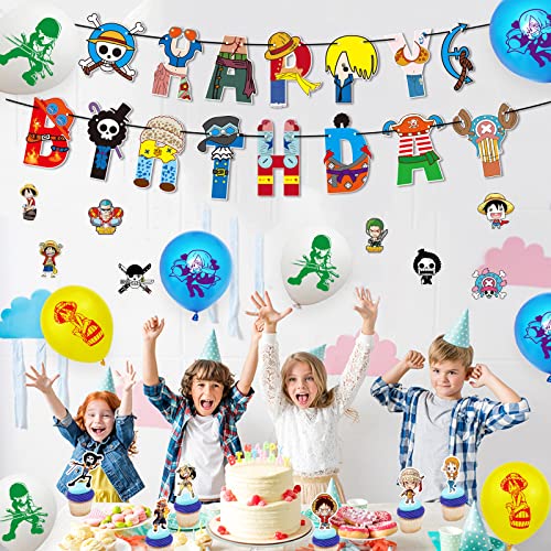 ワンピース 誕生日飾り付け ルフィバースデー飾り キャラク