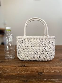 Amazon.co.jp: クラフトバンドのかごバッグ花結び : 文房具・オフィス用品