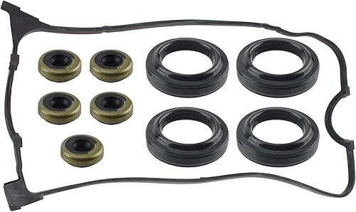 GoaMotors Juego de juntas de tapa de válvula para Honda Civic Coupe Sedan DX EX LX 1.6L SOHC L4 D16Y7, VS50499R, VS50500R